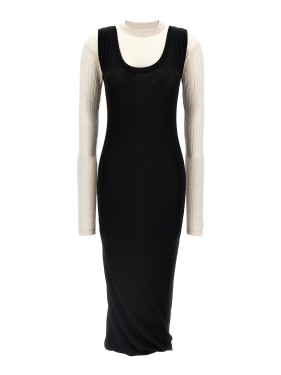 オールインワン・サロペット Marni Mid-Calf Dress With Fitted Bodice Marni Mid-Calf Dress With Fitted Bodice Midi | THE LIST