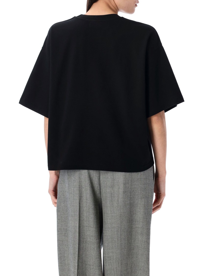 Shop Saint Laurent Cotton Piqué Cassandre T-shirt
