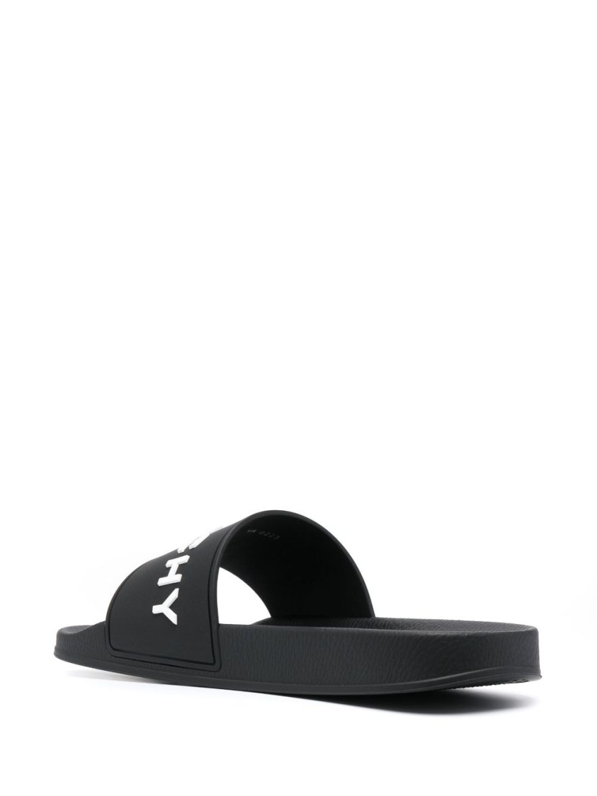 Givenchy Plage Capsule Slides In Black