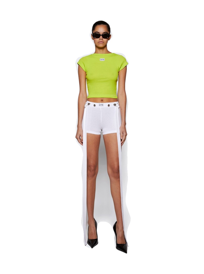 Jean Paul Gaultier The Gaultier Short Sleeves T-shirt In Green