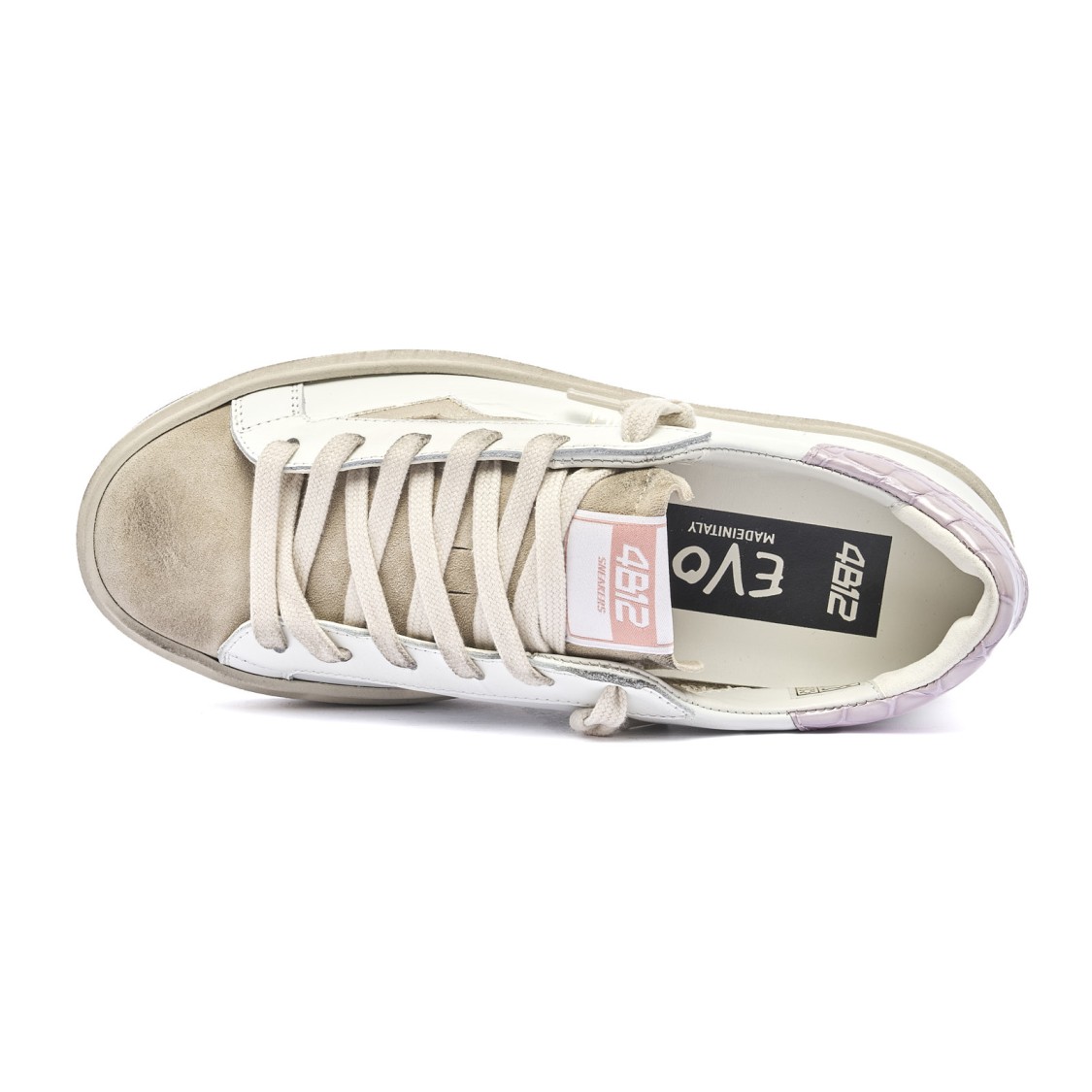4b12 Sneakers White In White