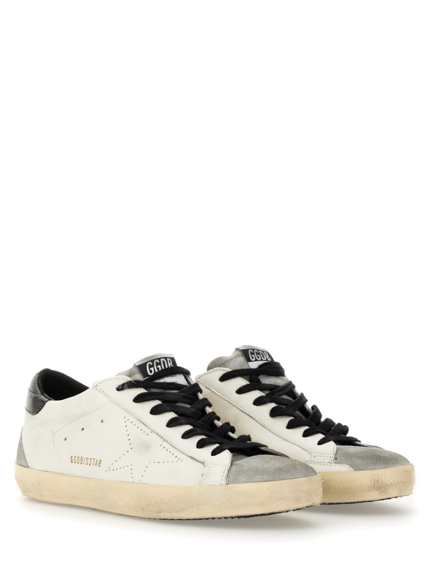 Golden Goose Super-star Low-top Sneakers In White