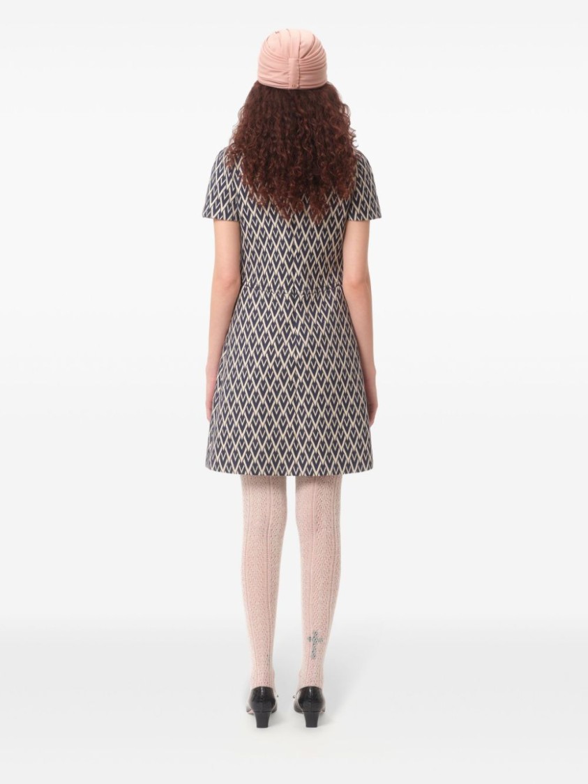 VALENTINO VALENTINO TOUTE LA V SHORT DRESS