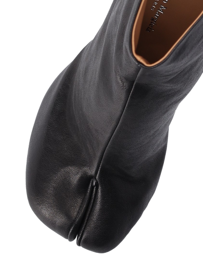 Shop Maison Margiela "tabi" Ankle Boots – Black