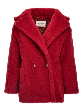 Max Mara 'Cuba' Jacket Fur & Shearling in Red | THE LIST