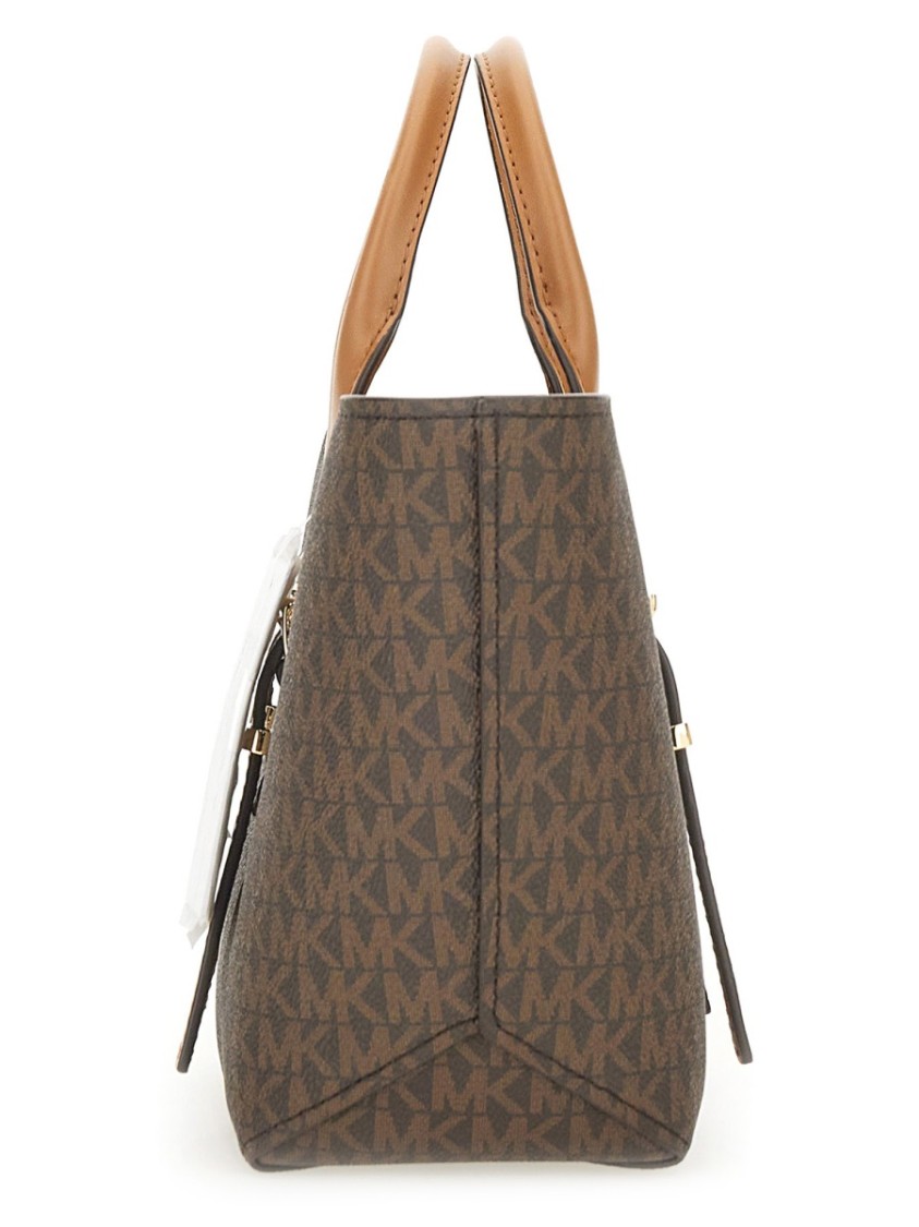 Michael Michael Kors Satchel Moore S Brown Camel Monogram In Brown