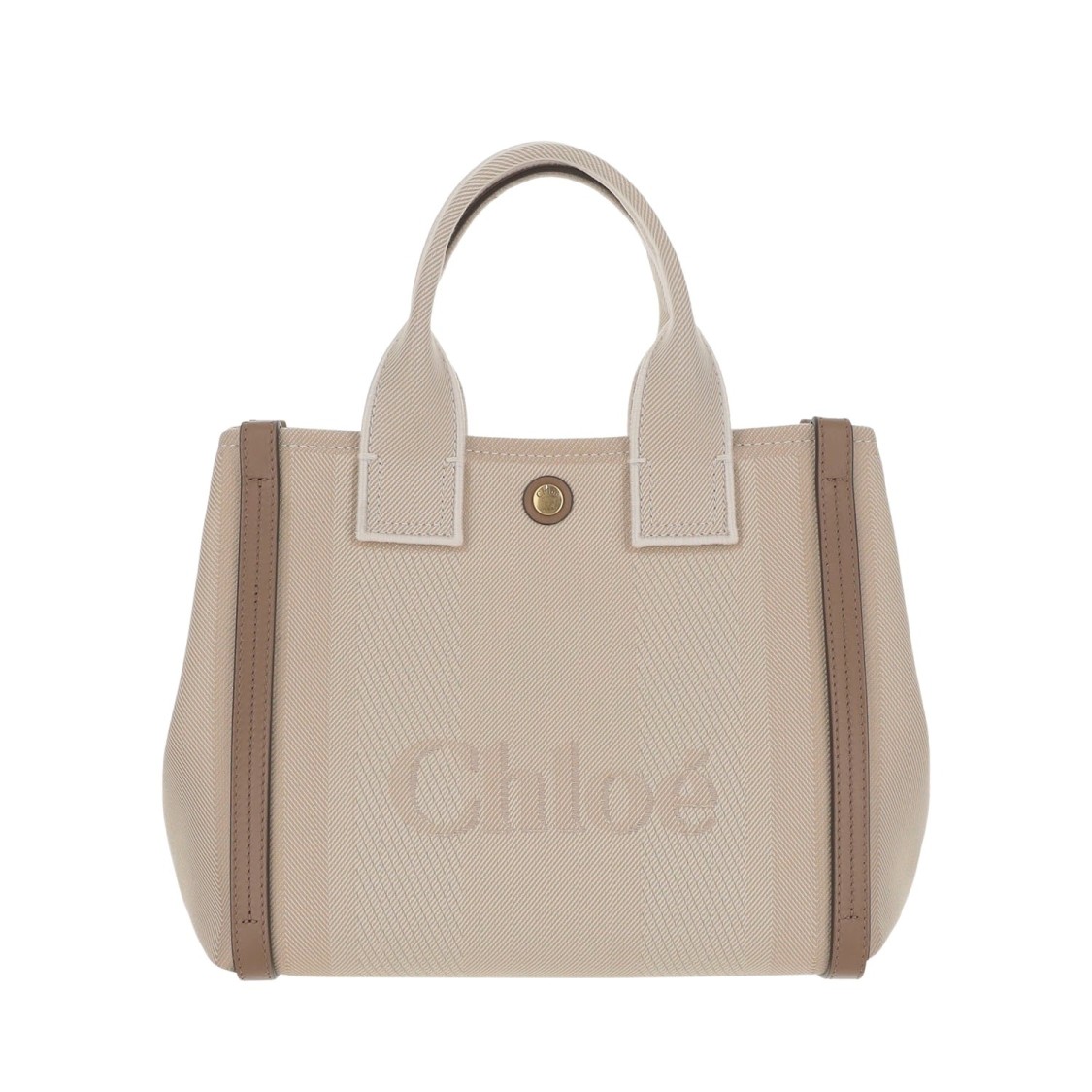CHLOÉ CHLOÉ CHLOÉ CARRY SMALL CANVAS TOTE BAG