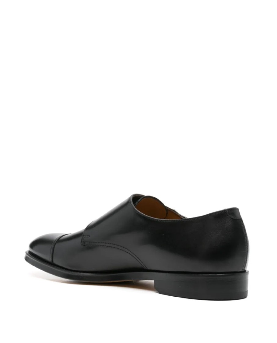 Doucal's Man Loafers Black Size 10 Soft Leather