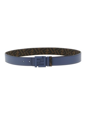 Fendi Camel Leather Belt With Prominent Ff Buckle | THE LIST
