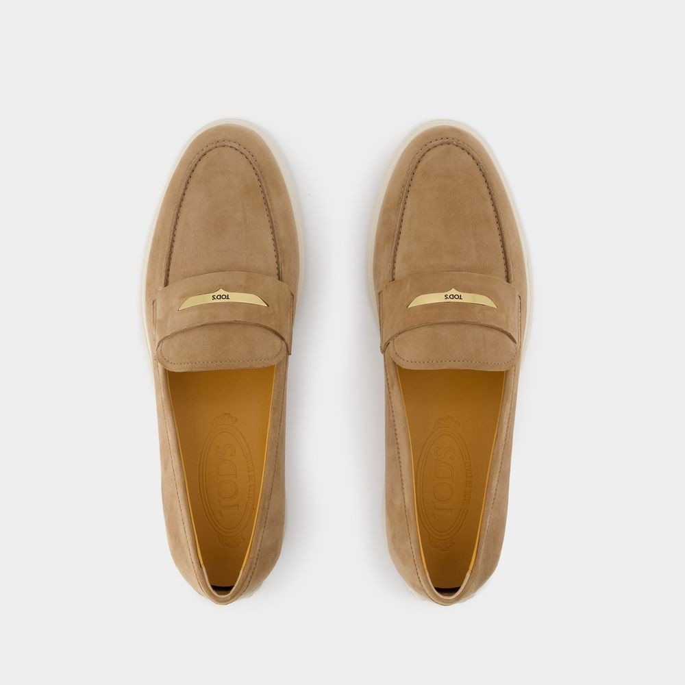 Shop Tod's Gomma Leggero Loafer - Rubber - Brown