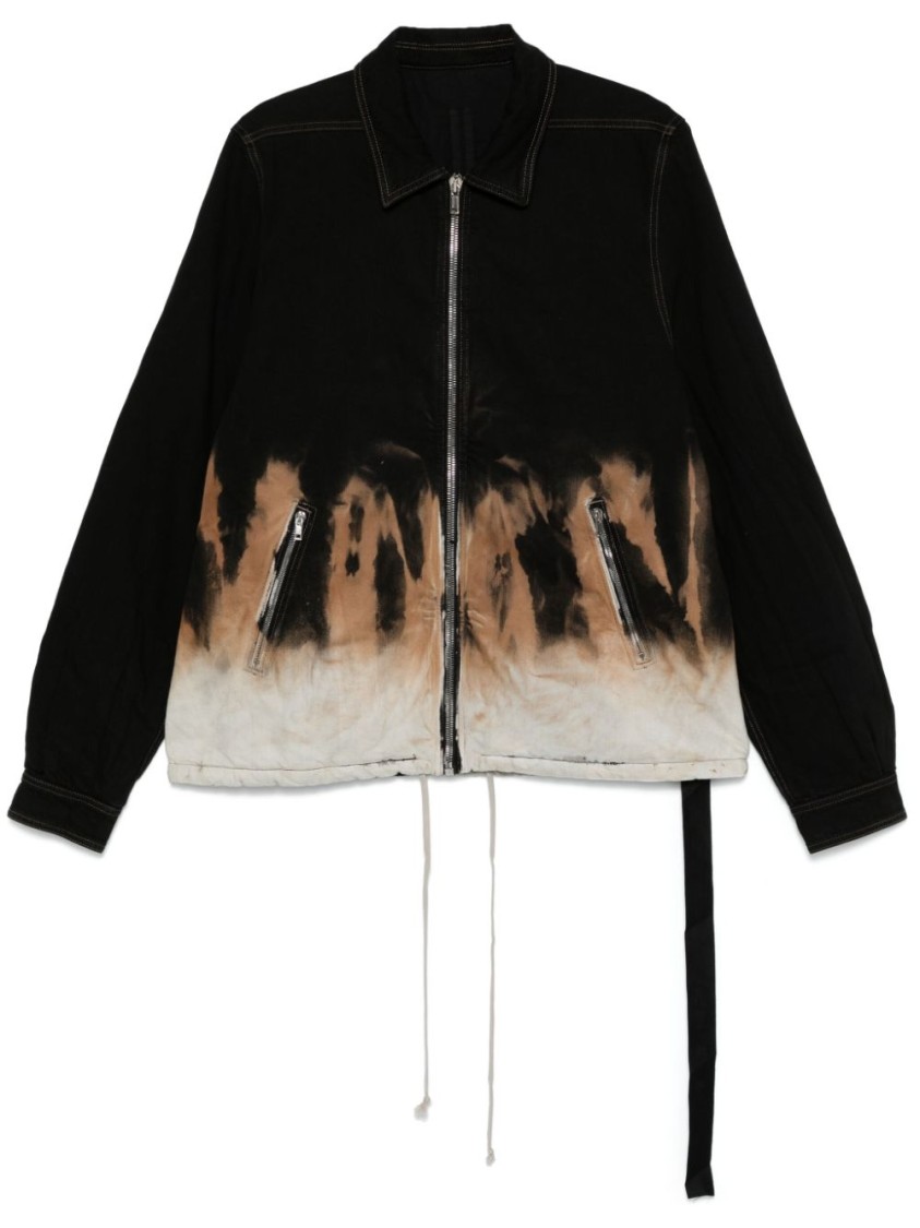 Rick Owens Drkshdw Drkshdw By Rick Owens Cotton Full-zip Sweatshirt In Black