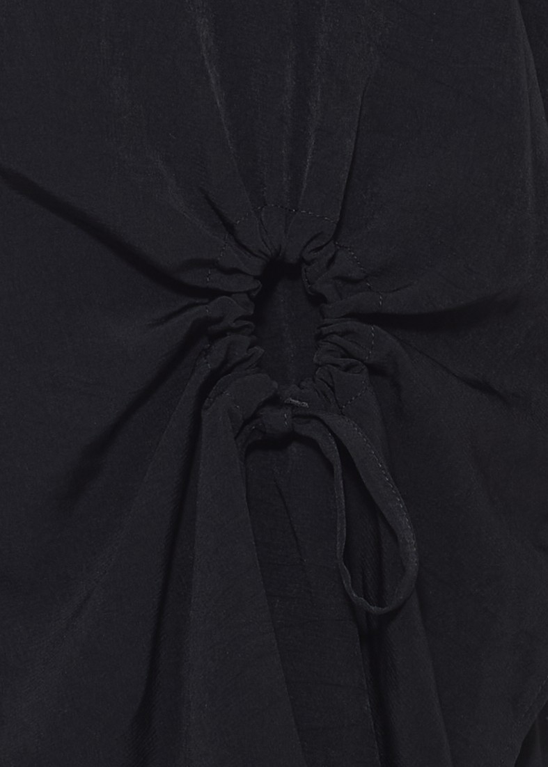 Y's Shirt With Cut Out Details In Black