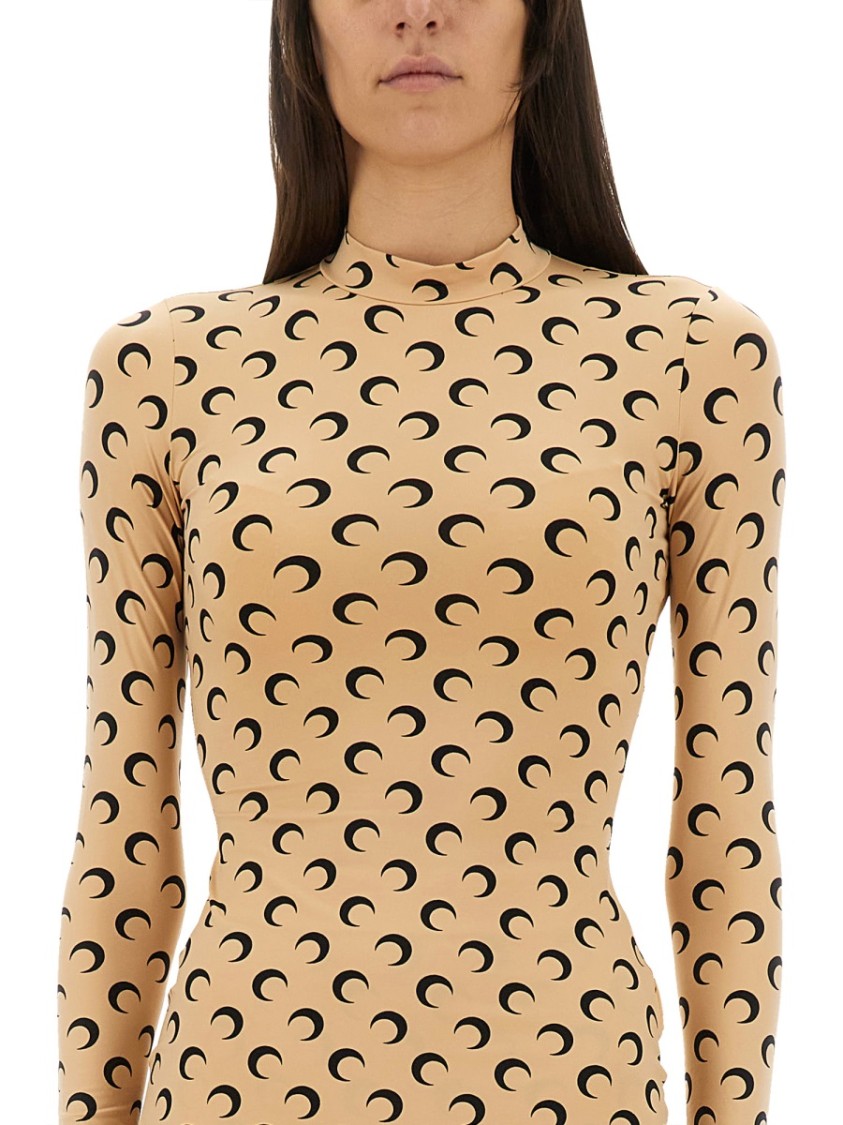 Marine Serre Moon Turtleneck Tshirt