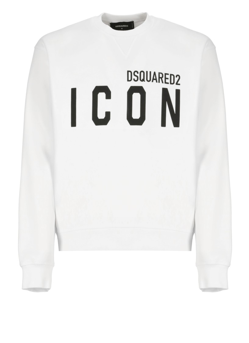 Dsquared2 Logo-print Sweatshirt In White