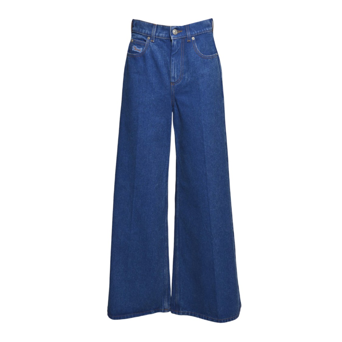 Marni Wide-leg Jeans Blue In Blue