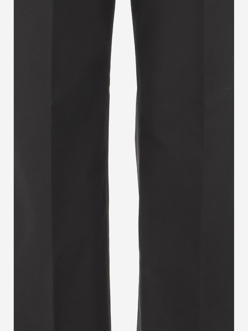 Shop Ql2 Stretch Cotton Pants In Black
