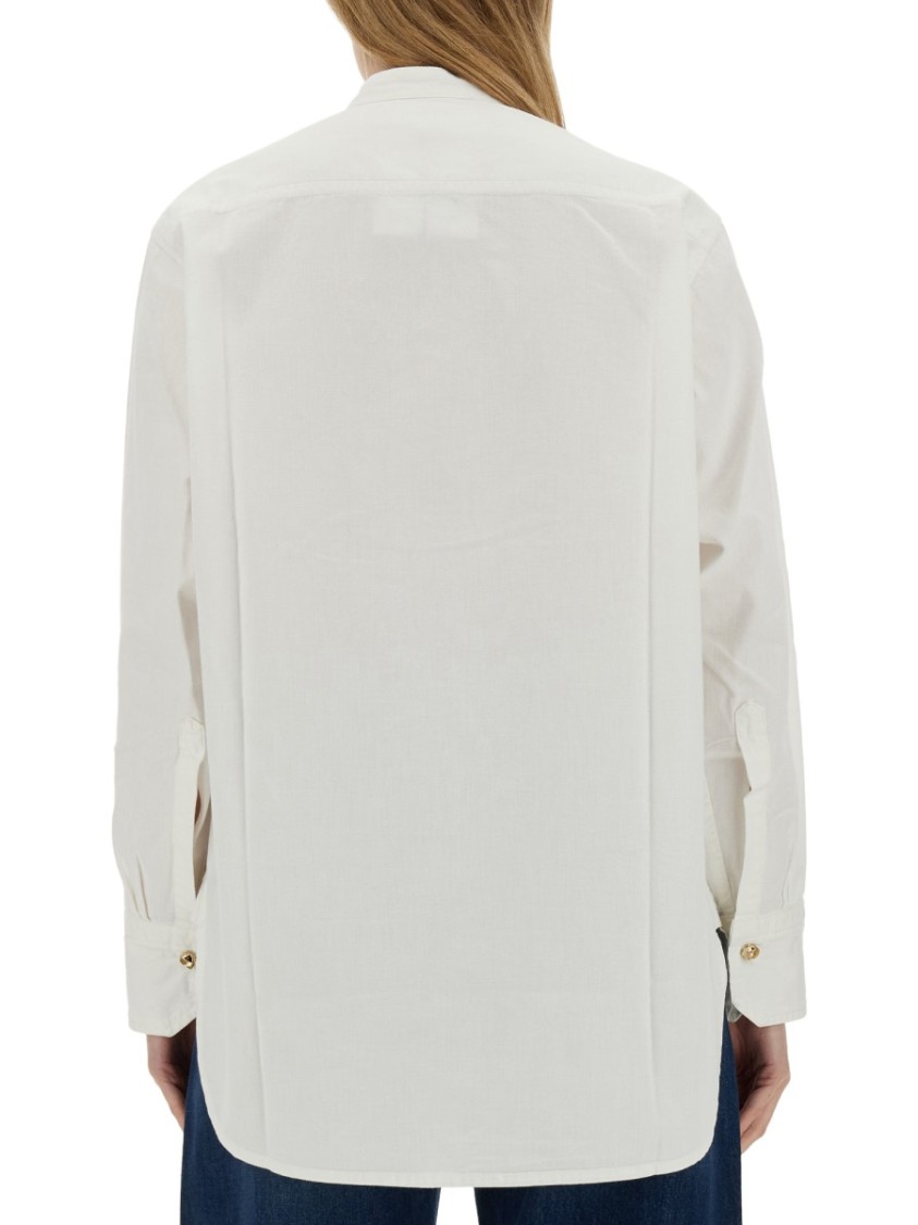 Shop Victoria Beckham Cotton Shirt In White