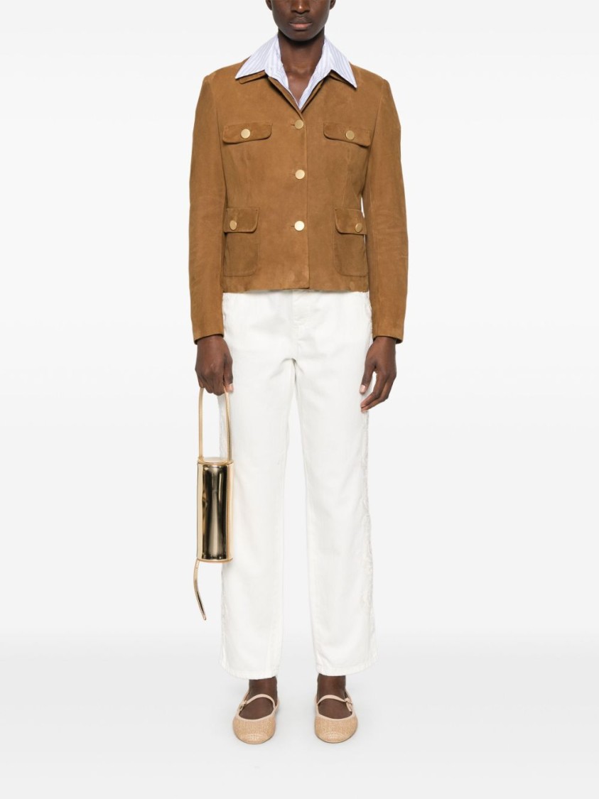 パンツ Ermanno Scervino White Trousers With Front Button Closure Ermanno Scervino White Trousers With Front Button Closure | eBay