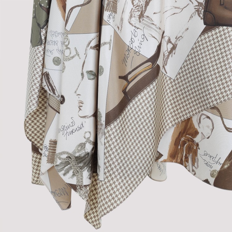 スカート Polo Ralph Lauren Glenn Knee Beige Silk Midi Skirt Polo Ralph Lauren Glenn Knee Beige Silk Skirt | THE LIST
