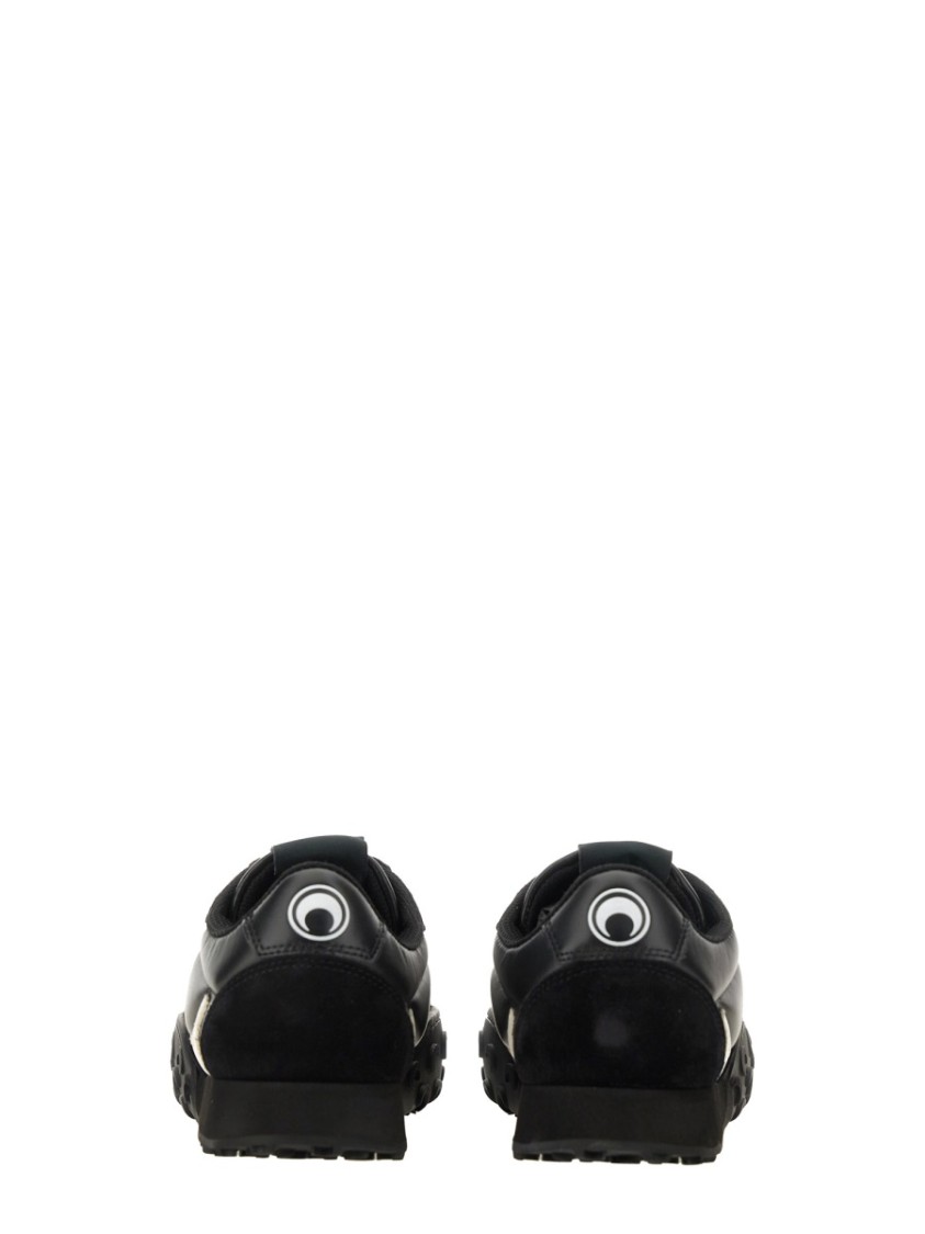 Marine Serre Metal Free Leather Low-top Sneakers