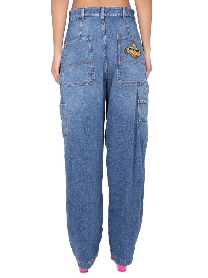 デニム・ジーパン Etro Relaxed Fit High-Waist Cargo Jeans Etro Relaxed Fit High-waist Cargo Jeans In Blue | ModeSens
