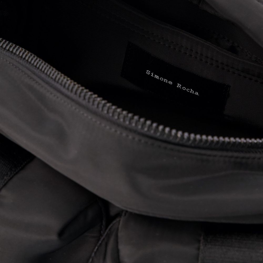 Simone Rocha Bow Crossbody -  - Nylon - Black In Black