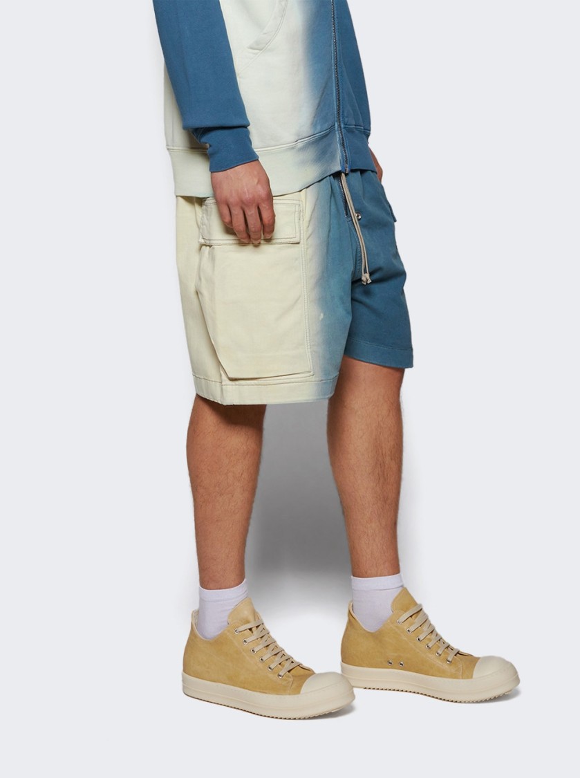 Rick Owens Drkshdw Drkshdw By Rick Owens Hollywood Low Sneakers Parchment And Milk