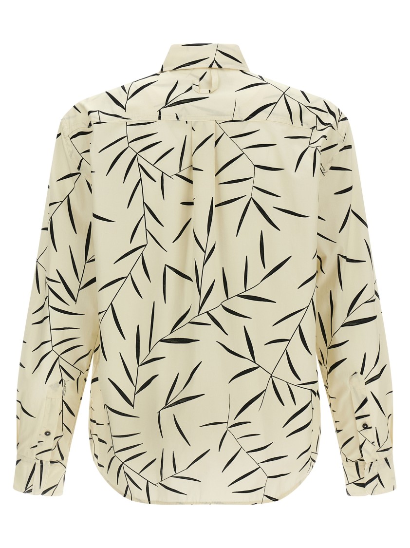 Jacquemus White La Chemise Simon Shirt In Gray