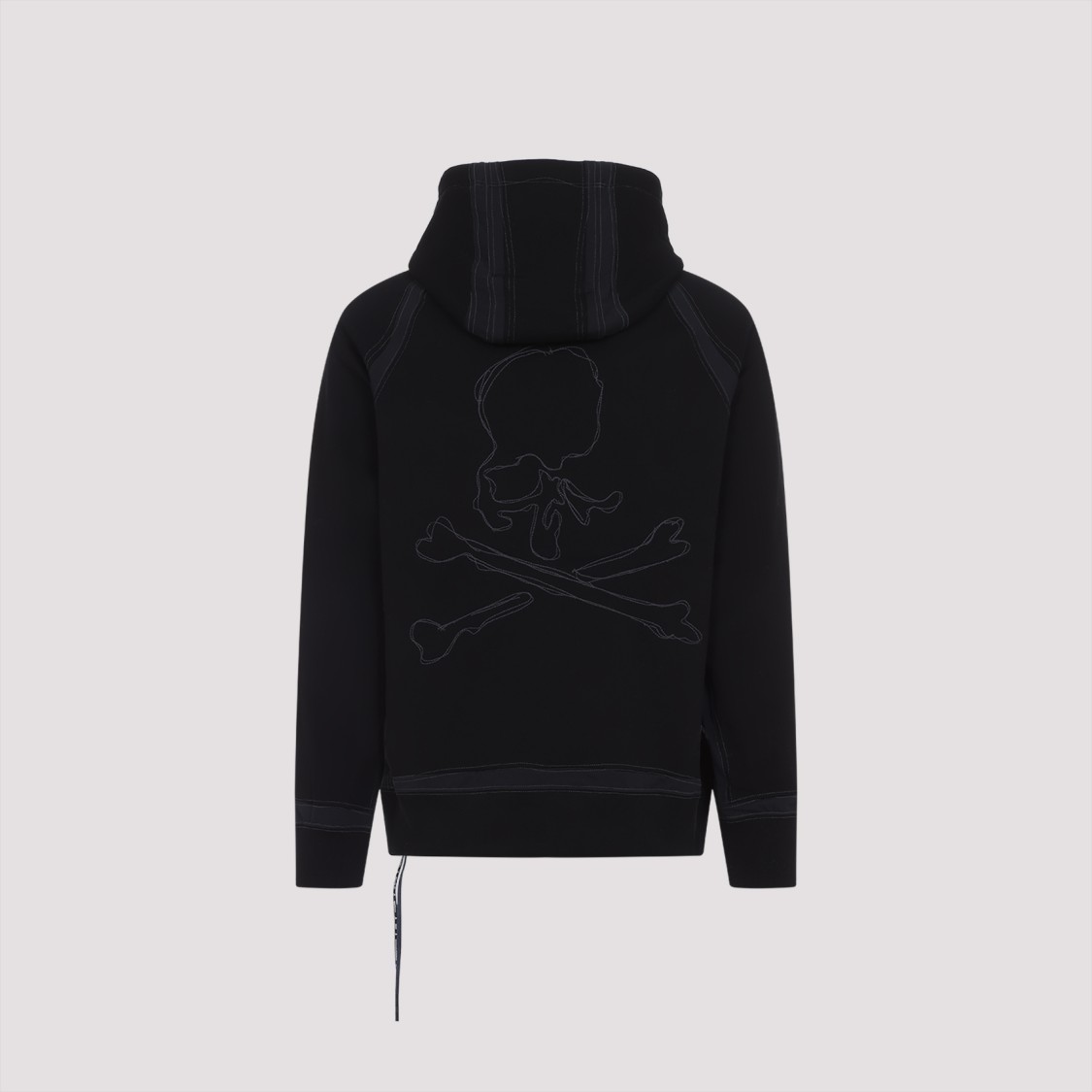 Mastermind Japan Mastermind Classic Hooded Black Sweatshirt With Graphic Detailing In Black