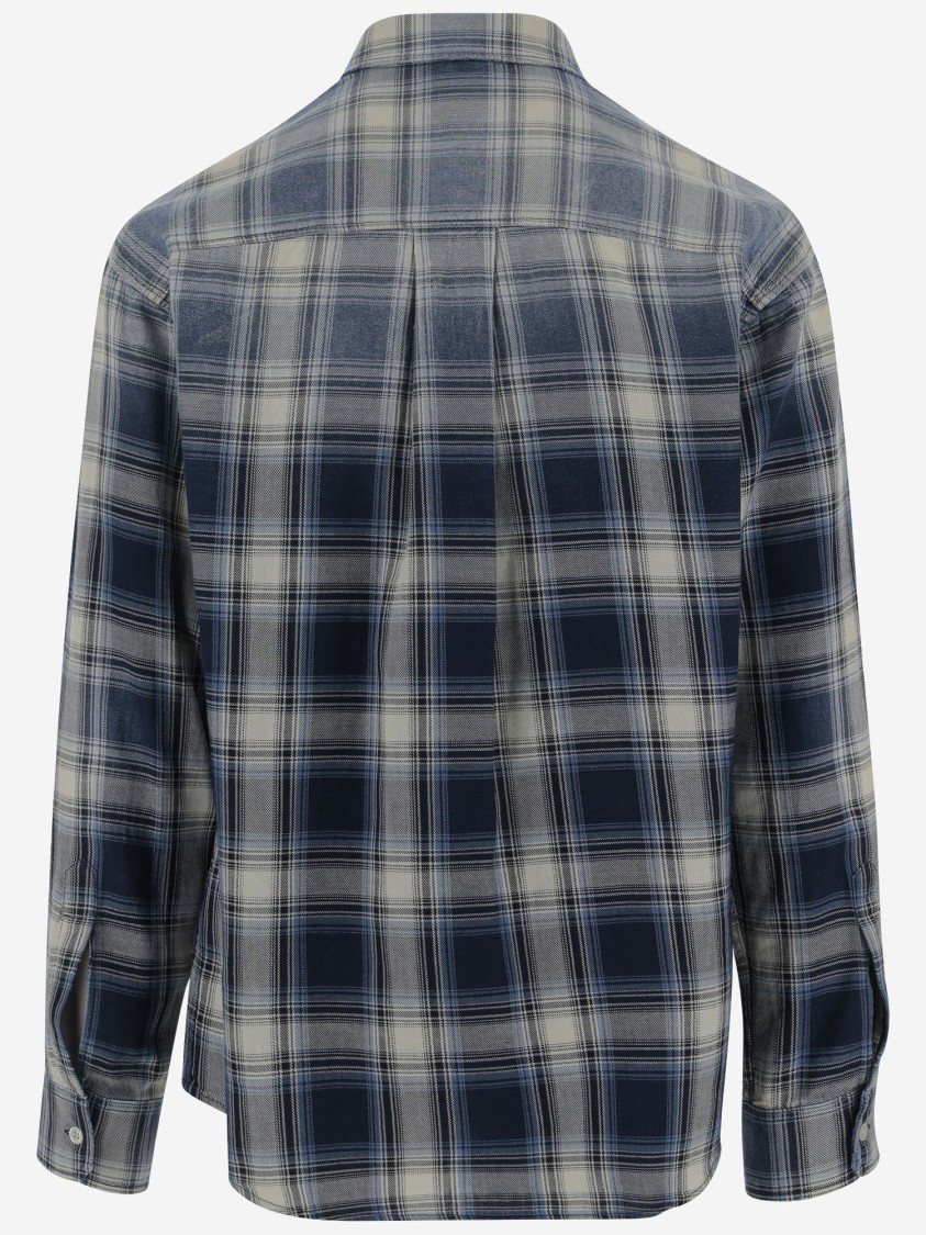 Shop Dsquared2 Cotton Shirt With Check Pattern