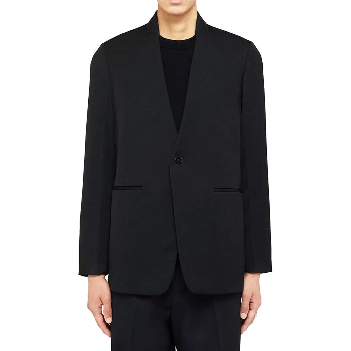 Jil Sander Tailored Wool Jacket In Black