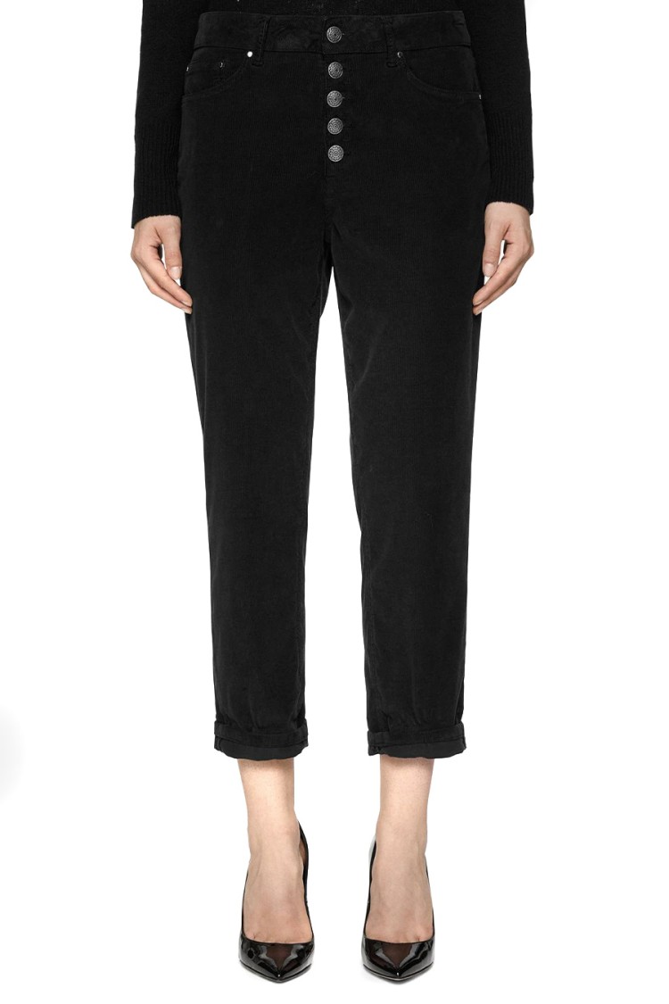 Dondup Multi-pocket Jeans In Black