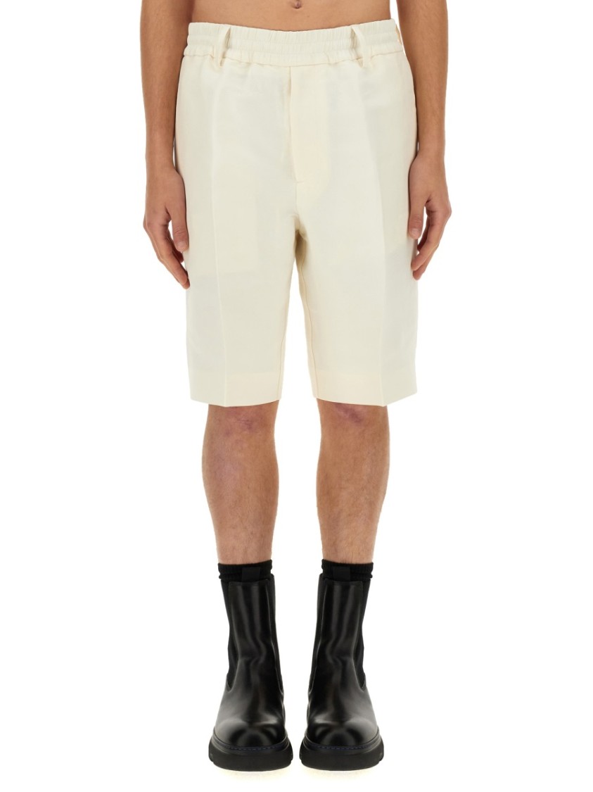 Burberry Tailored Bermuda Shorts In White