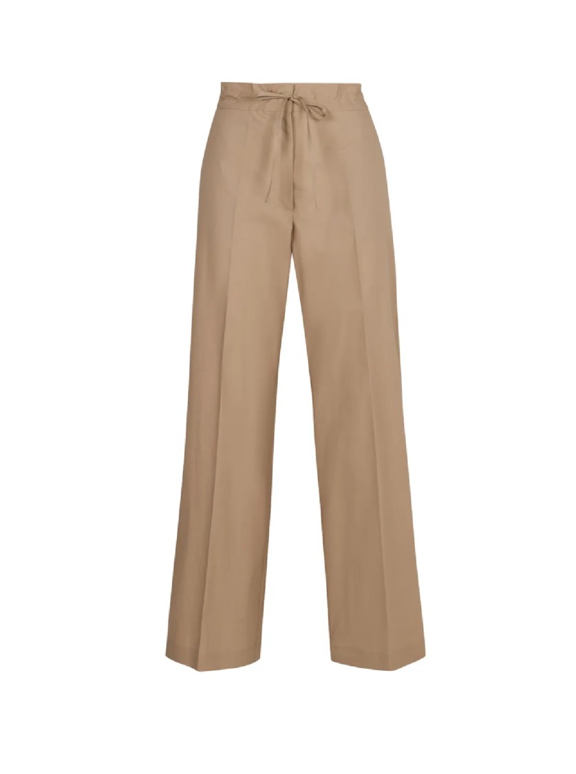 P.a.r.o.s.h . Wide-leg Trousers With High Waist In Brown