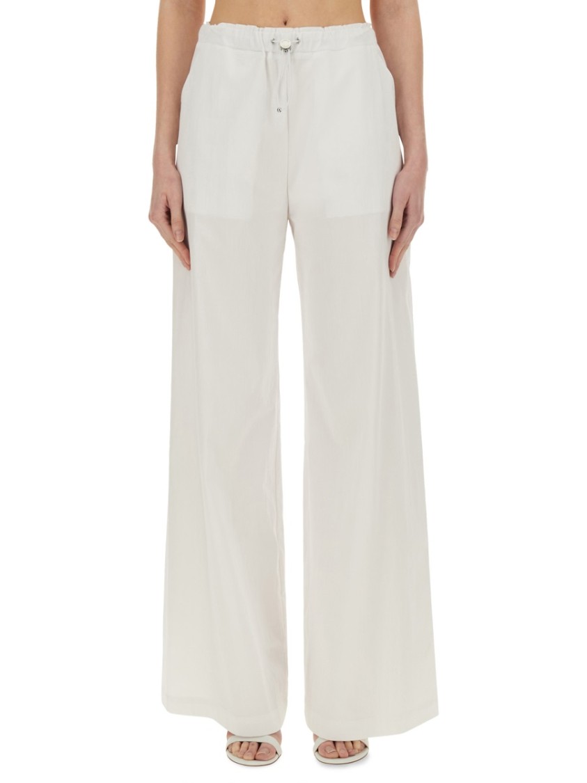 Moschino Wide Leg Pants In White