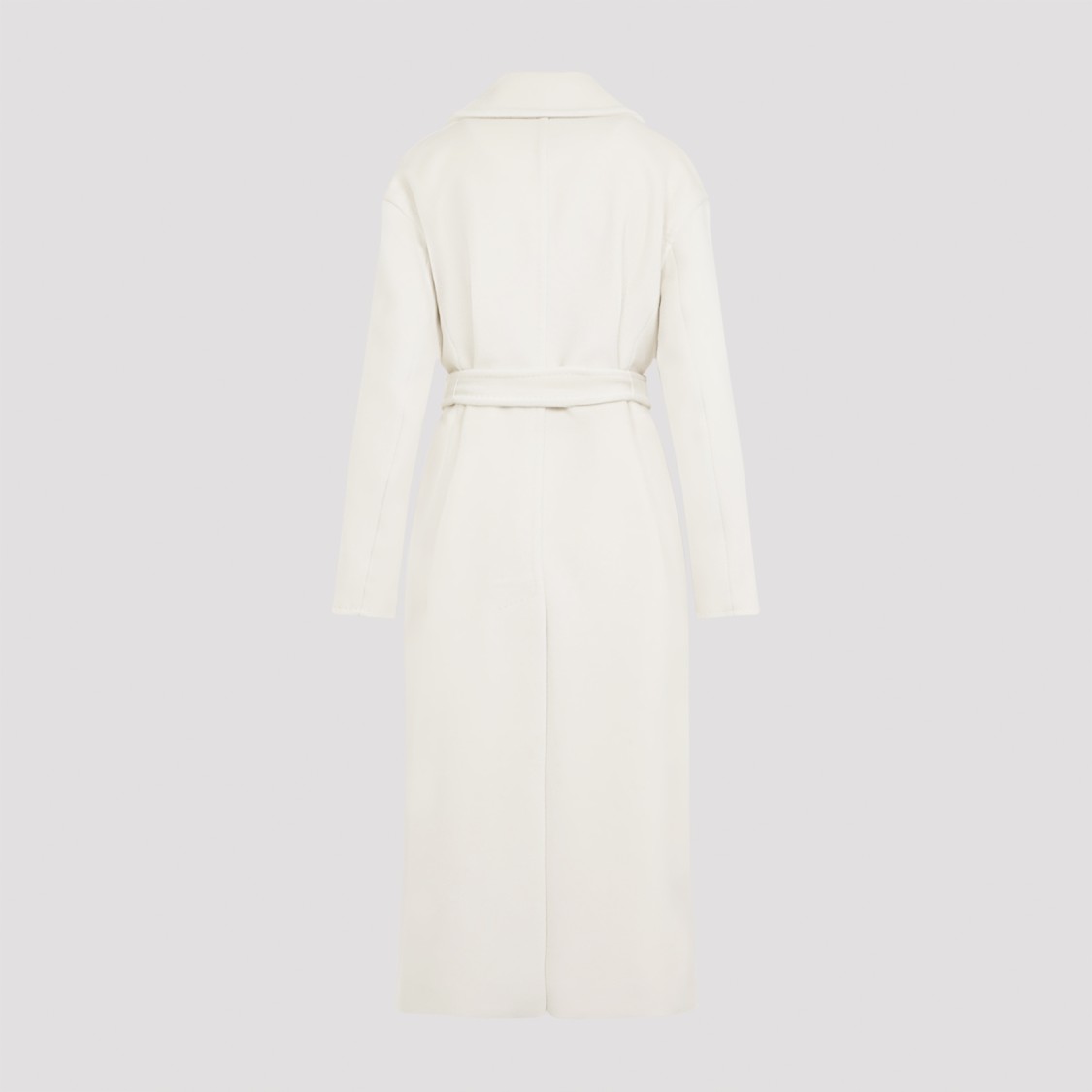 Max Mara White Alpaca Fragore Orsetto Biver Coat In White