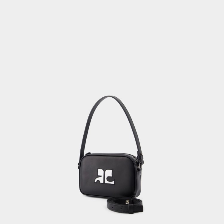 ★Courreges★ グレー レザー Slim カメラバッグ REEDITION NAPLACK CAMERA BAG - courrèges (クレージュ)