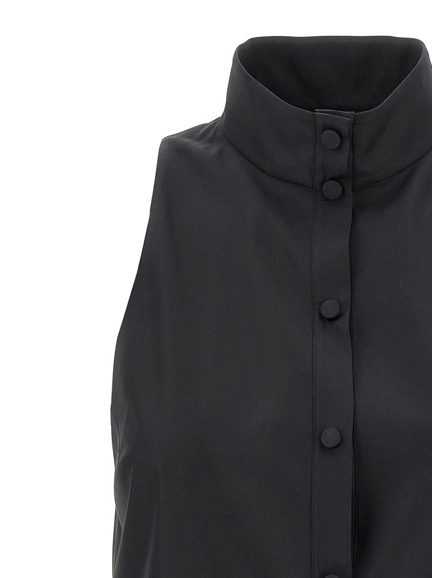 Giovanni Bedin Black Sleeveless Dress In Black