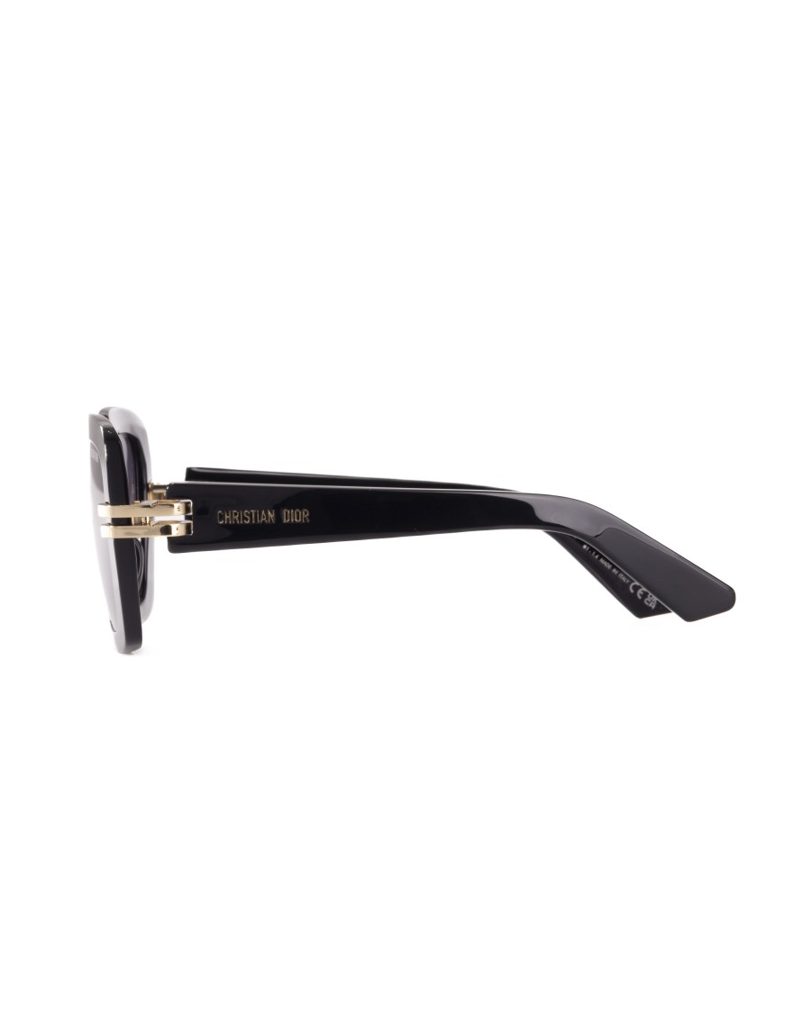 Dior Oversized Square Sunglasses With Gradient Grey Lenses