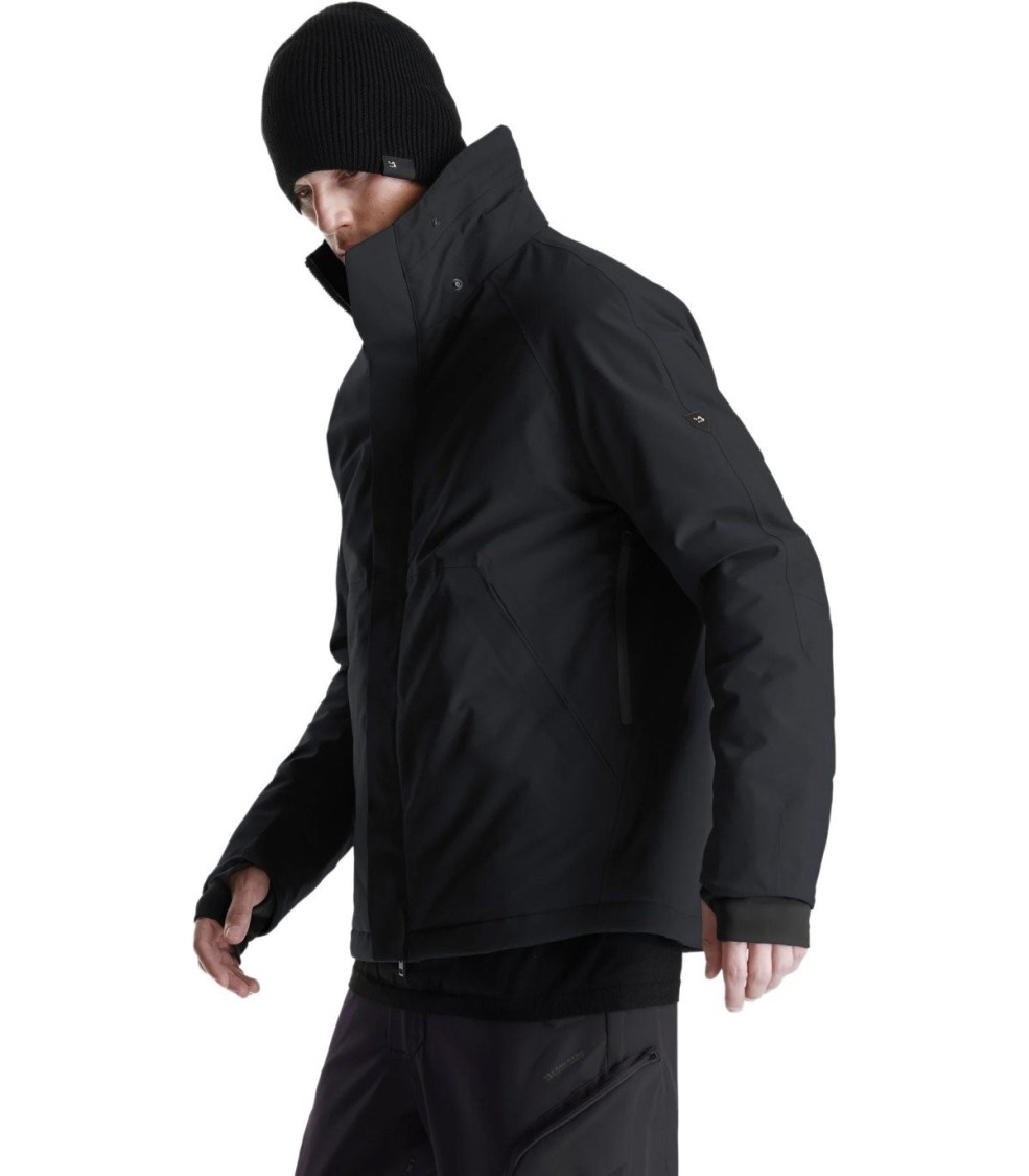 Shop Krakatau Weryk Black Hooded Jacket