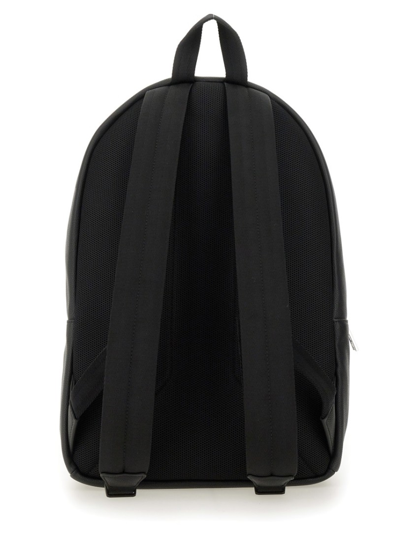 Hugo Boss Boss Structured Black Backpack With Subtle Logo Detail In Black