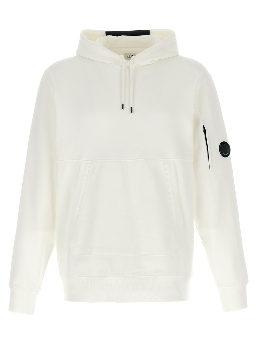 C.p. Company C. P. Company 'diagonal Raised' Hoodie In White