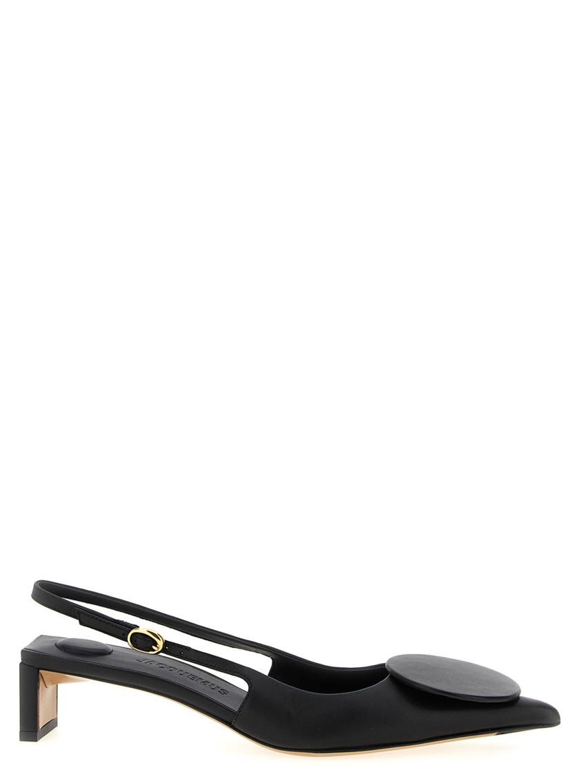 Jacquemus 'duelo B' Slingback In Black