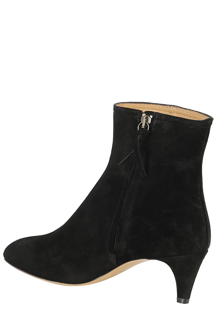 Isabel Marant 55mm Deone Suede Boots In Black