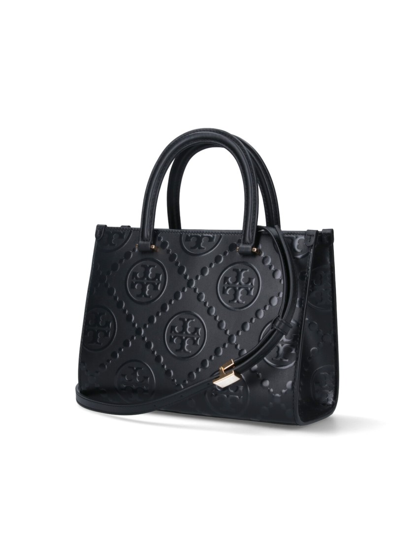 Tory Burch T Monogram Embossed Tote