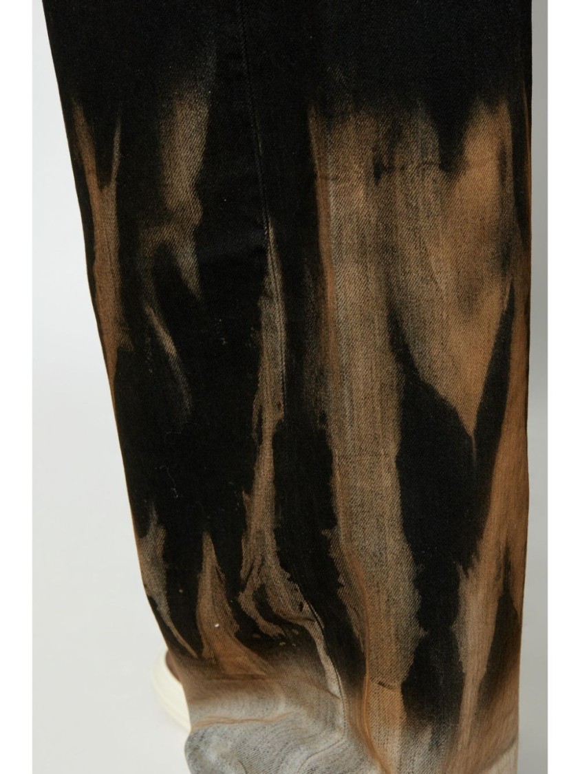 Rick Owens Drkshdw Black Porterville Double Jumbo Belas Cargo Pants In Black