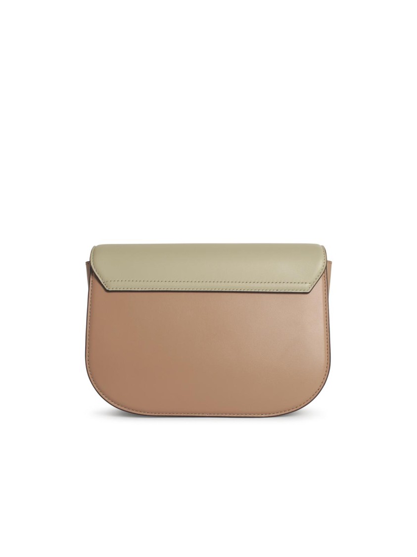 Furla Small Crossbody Bag In Multicolored Leather