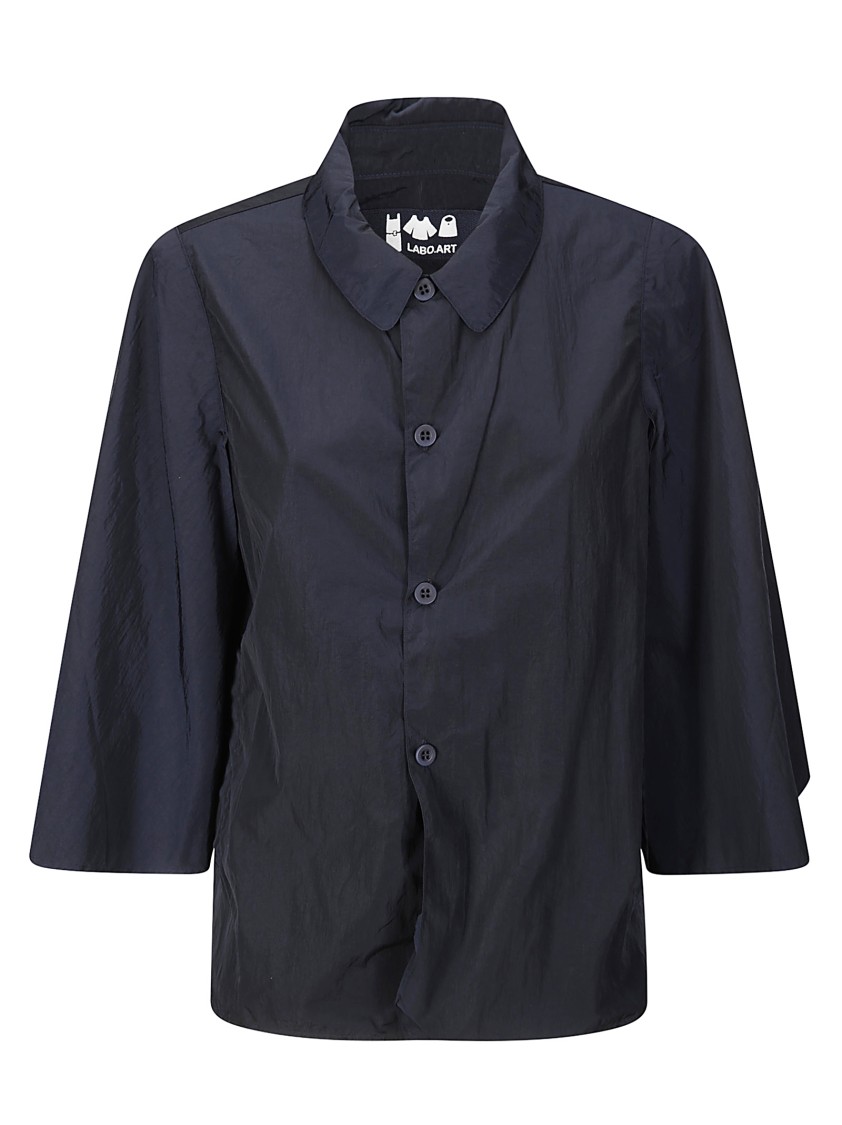 Labo Art Button-down Jacket In Black