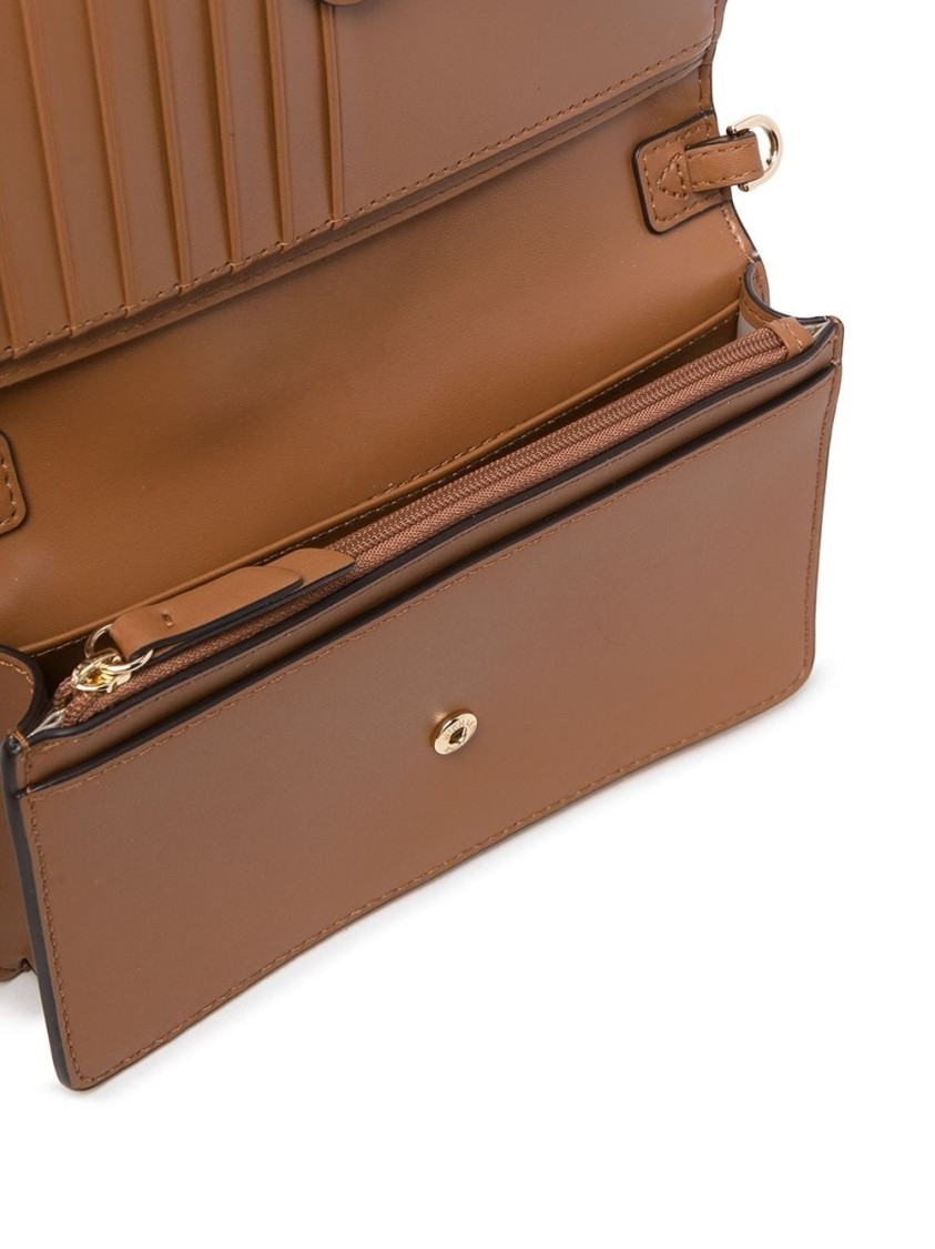 Michael Kors Small Phone Crossbody In Brown
