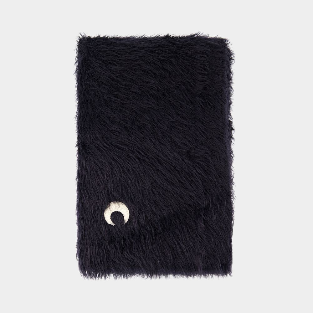 Marine Serre Wild Puffy Scarf - Synthetic - Black In Black